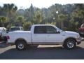 2001 Oxford White Ford F150 Lariat SuperCrew  photo #2