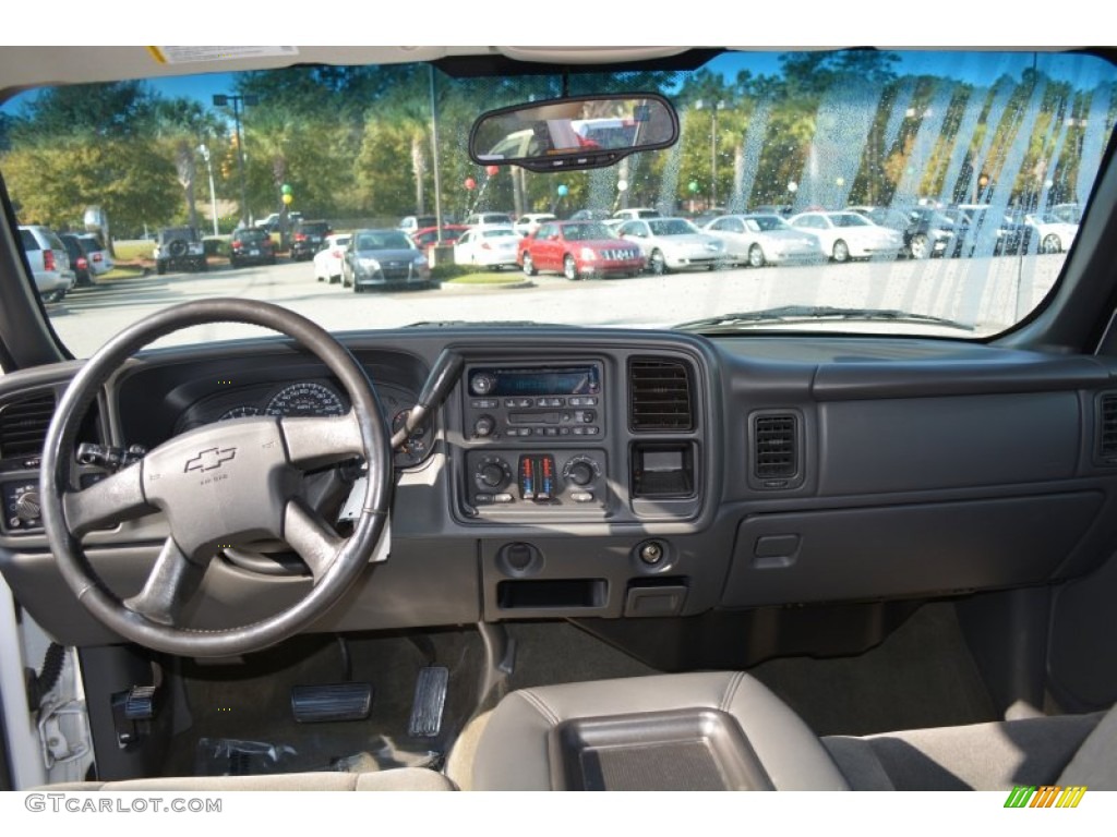 2005 Silverado 1500 LS Extended Cab - Summit White / Dark Charcoal photo #13