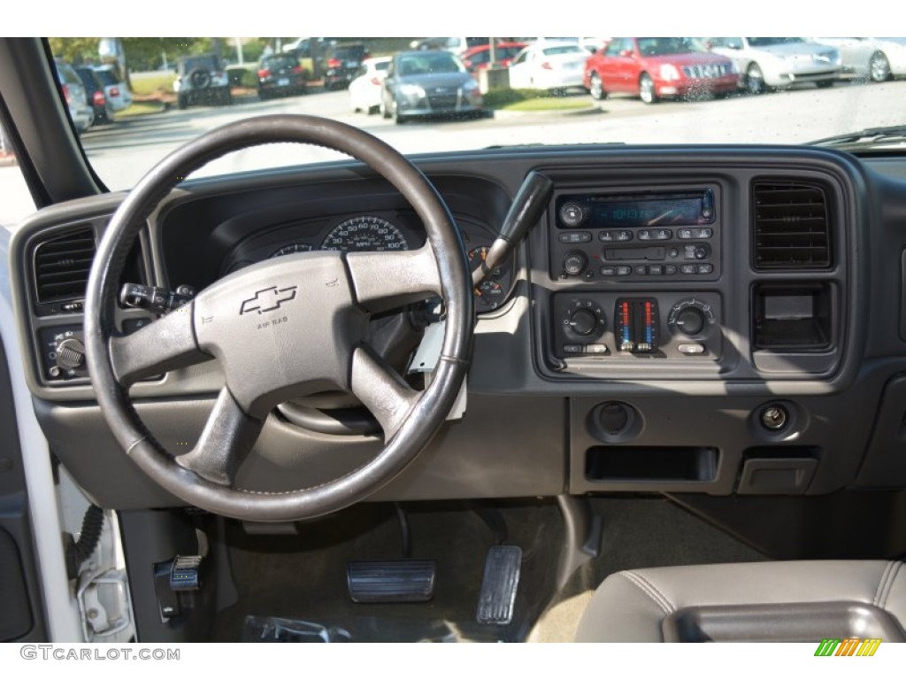 2005 Silverado 1500 LS Extended Cab - Summit White / Dark Charcoal photo #14