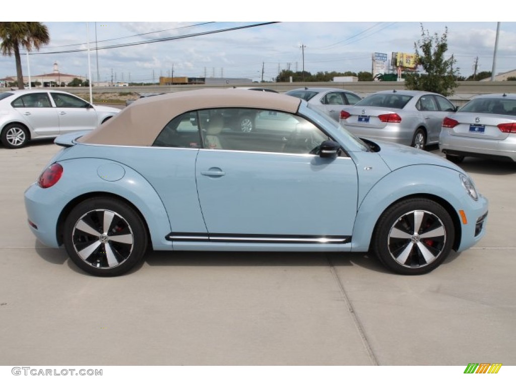 Denim Blue 2015 Volkswagen Beetle R Line 2.0T Convertible Exterior Photo #98626781