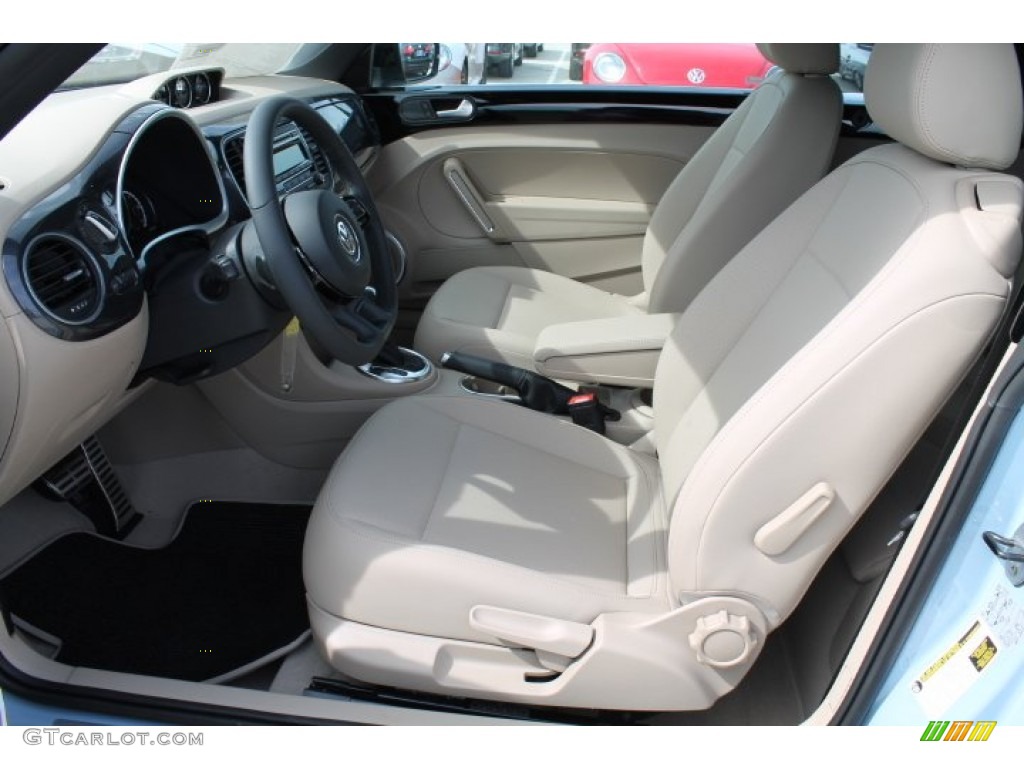 2015 Beetle R Line 2.0T Convertible - Denim Blue / Beige photo #17