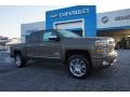 2014 Brownstone Metallic Chevrolet Silverado 1500 High Country Crew Cab 4x4  photo #1