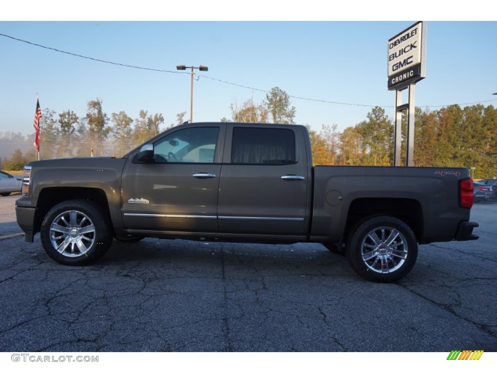 2014 Silverado 1500 High Country Crew Cab 4x4 - Brownstone Metallic / High Country Saddle photo #4