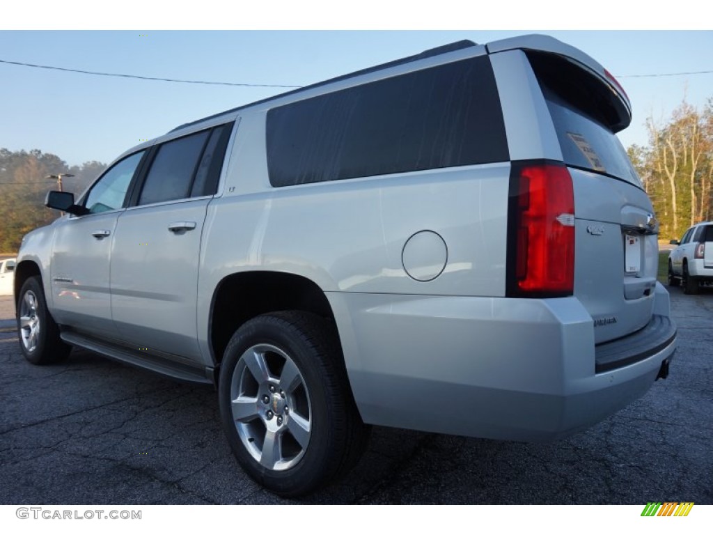 Silver Ice Metallic 2015 Chevrolet Suburban LT Exterior Photo #98628216