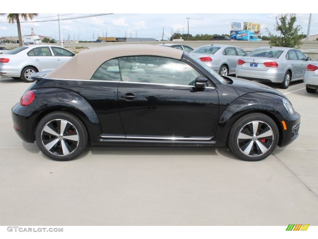Deep Black Pearl 2015 Volkswagen Beetle R Line 2.0T Convertible Exterior Photo #98628834