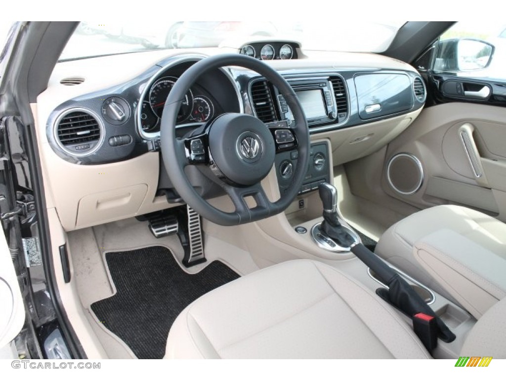 Beige Interior 2015 Volkswagen Beetle R Line 2.0T Convertible Photo #98628909