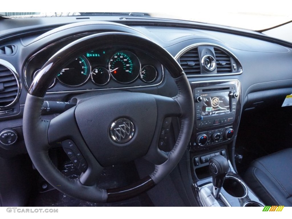 2015 Enclave Premium - Carbon Black Metallic / Ebony/Ebony photo #26