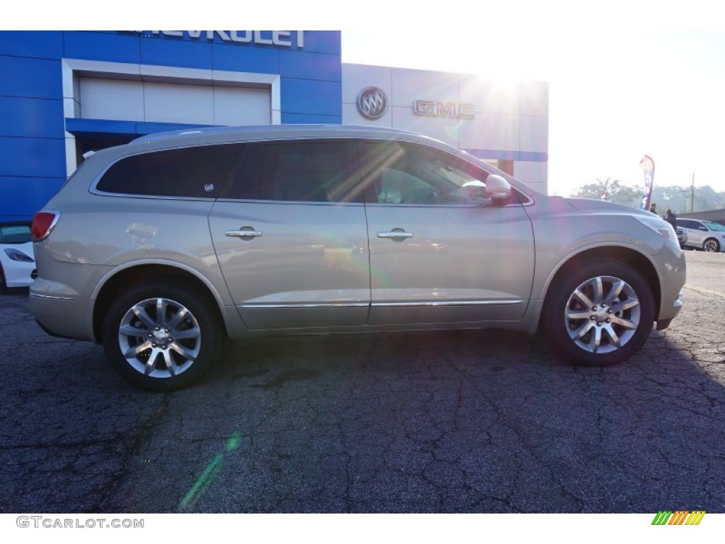 2015 Enclave Premium - Champagne Silver Metallic / Ebony/Ebony photo #8