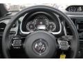 Black/Blue 2015 Volkswagen Beetle R Line 2.0T Steering Wheel