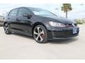 Deep Black Pearl 2015 Volkswagen Golf GTI 4-Door 2.0T S