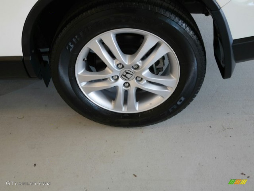 2011 CR-V EX - Taffeta White / Gray photo #10