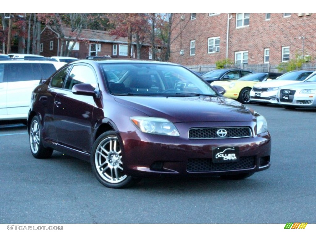 2007 tC  - Black Cherry Pearl / Dark Charcoal photo #1