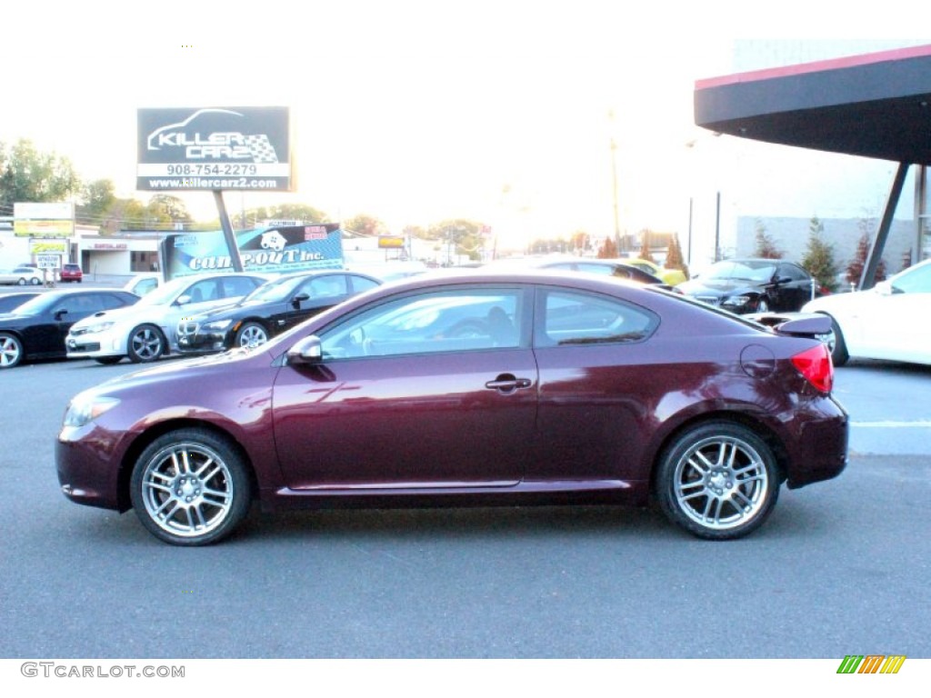 2007 tC  - Black Cherry Pearl / Dark Charcoal photo #4