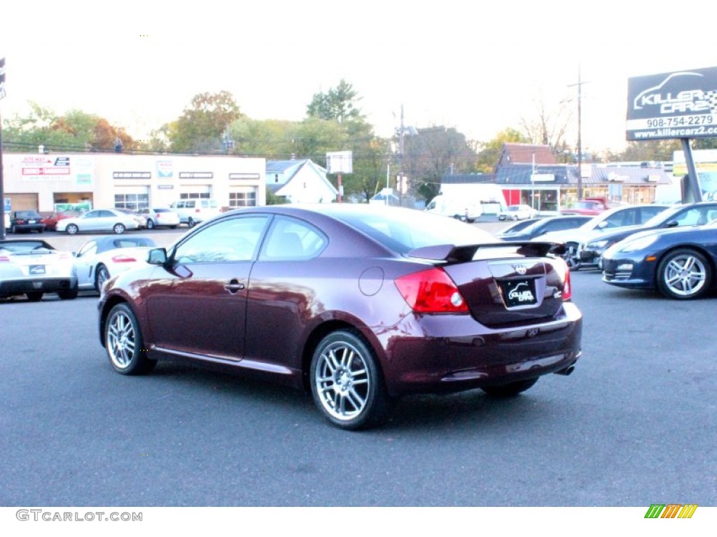 2007 tC  - Black Cherry Pearl / Dark Charcoal photo #5