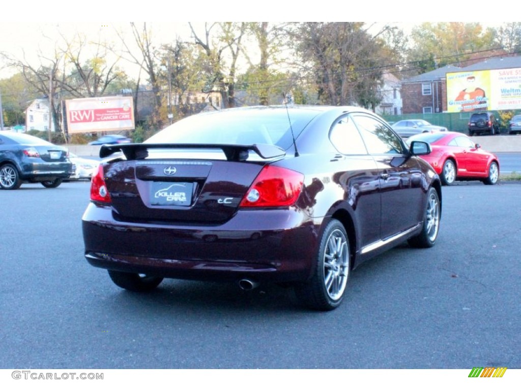 2007 tC  - Black Cherry Pearl / Dark Charcoal photo #7
