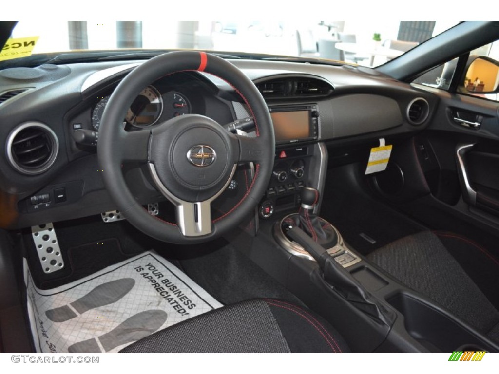 Black/Red Accents Interior 2015 Scion FR-S Release Series 1.0 Photo #98632692