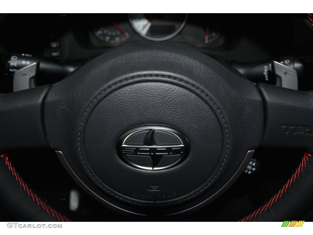 2015 Scion FR-S Release Series 1.0 Black/Red Accents Steering Wheel Photo #98632848