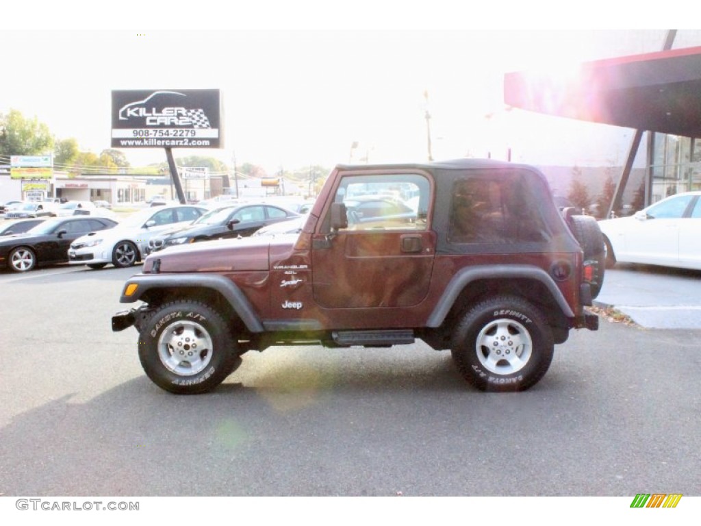 2001 Wrangler Sport 4x4 - Sienna Pearl / Camel photo #4