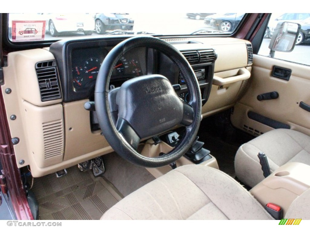 2001 Wrangler Sport 4x4 - Sienna Pearl / Camel photo #15