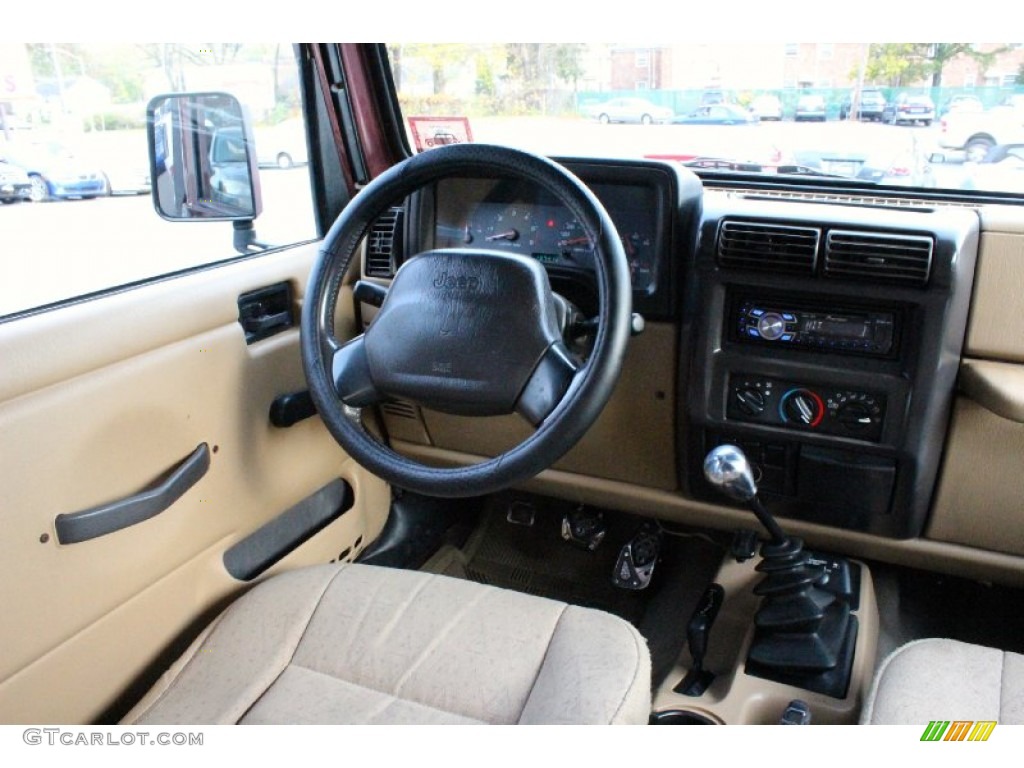 2001 Wrangler Sport 4x4 - Sienna Pearl / Camel photo #22