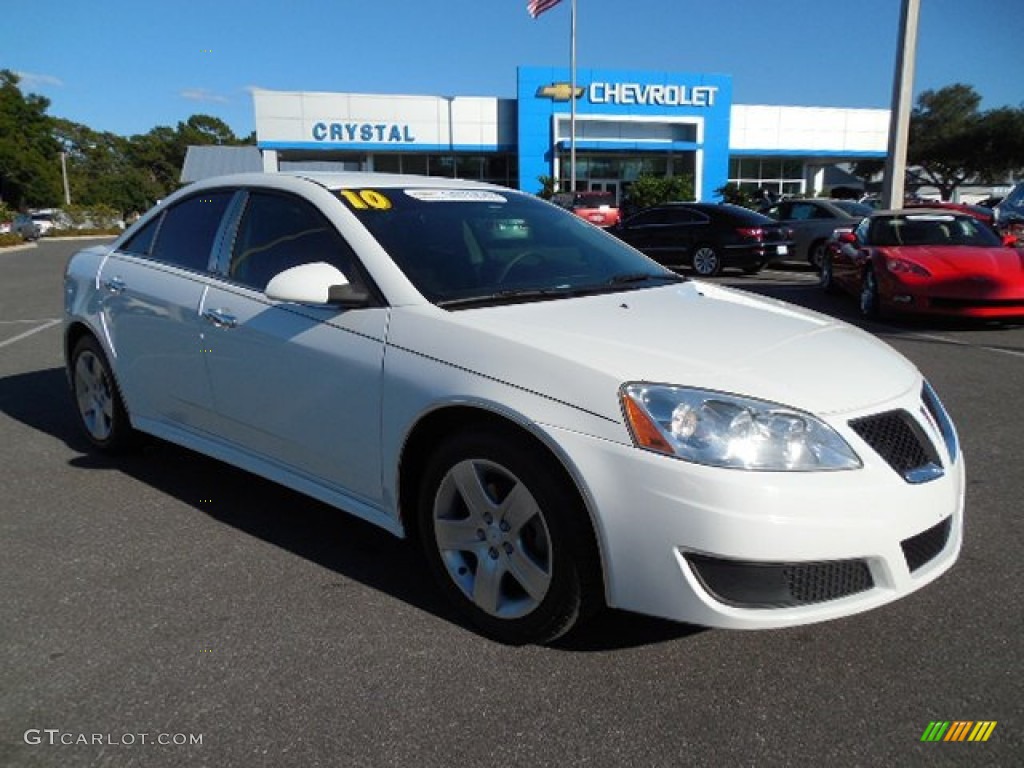 2010 G6 Sedan - Summit White / Ebony photo #10