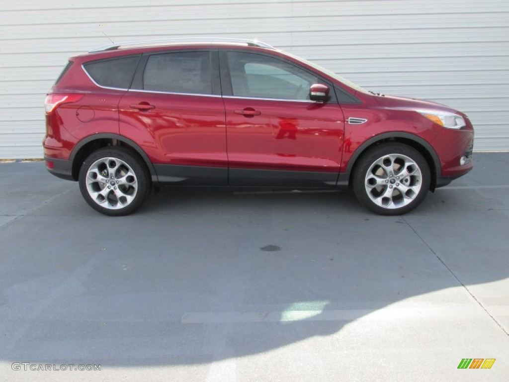 2015 Escape Titanium - Ruby Red Metallic / Charcoal Black photo #3