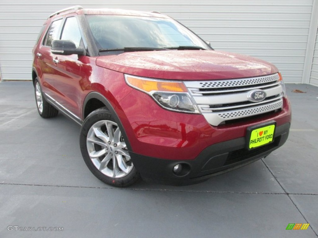 Ruby Red Ford Explorer