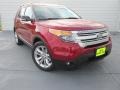 2015 Ruby Red Ford Explorer XLT  photo #2