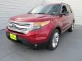 2015 Ruby Red Ford Explorer XLT  photo #7