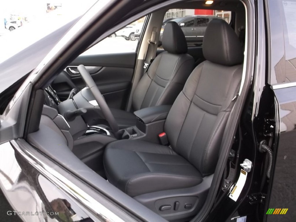 Charcoal Interior 2015 Nissan Rogue SL AWD Photo #98637992