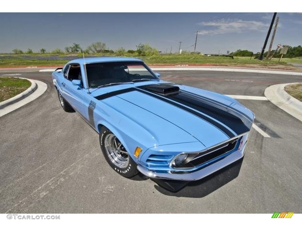 Grabber Blue 1970 Ford Mustang BOSS 302 Exterior Photo #98638121