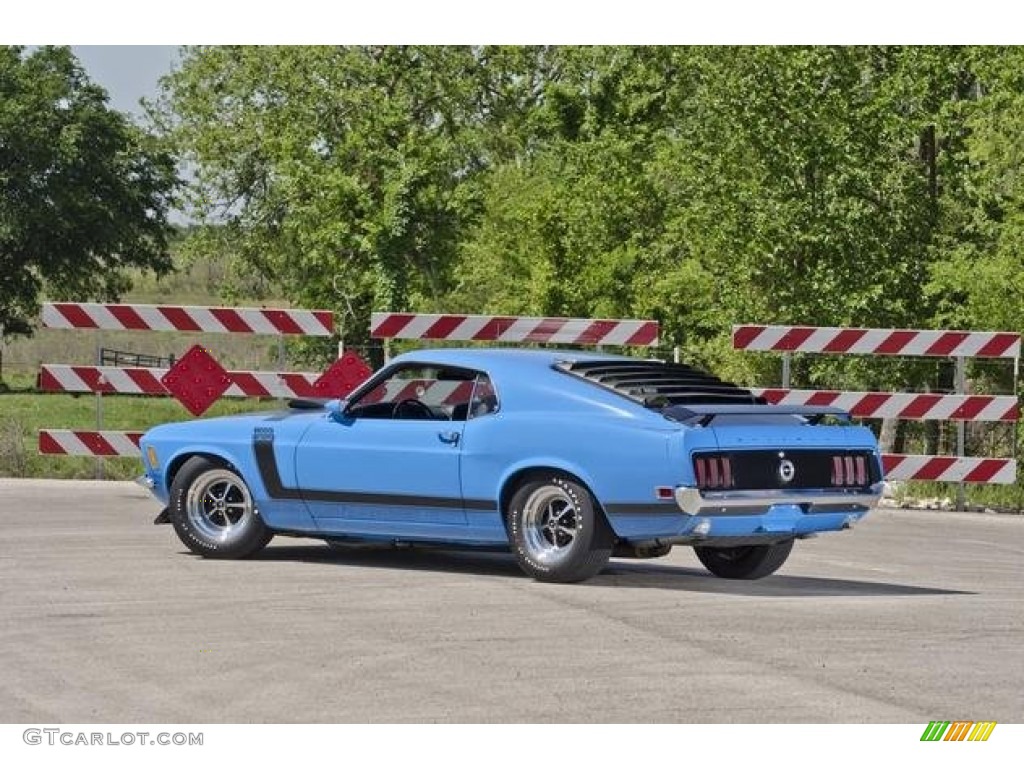 Grabber Blue 1970 Ford Mustang BOSS 302 Exterior Photo #98638214