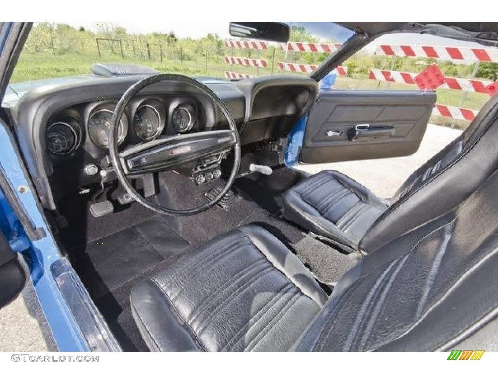 Black Interior 1970 Ford Mustang BOSS 302 Photo #98638238