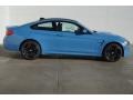 Yas Marina Blue Metallic 2015 BMW M4 Coupe Exterior