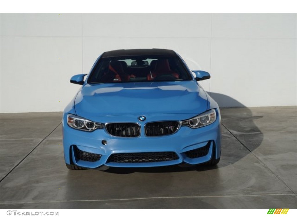 Yas Marina Blue Metallic 2015 BMW M4 Coupe Exterior Photo #98640357