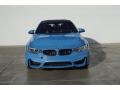 Yas Marina Blue Metallic 2015 BMW M4 Coupe Exterior