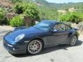 2012 Dark Blue Metallic Porsche 911 Turbo Coupe  photo #2