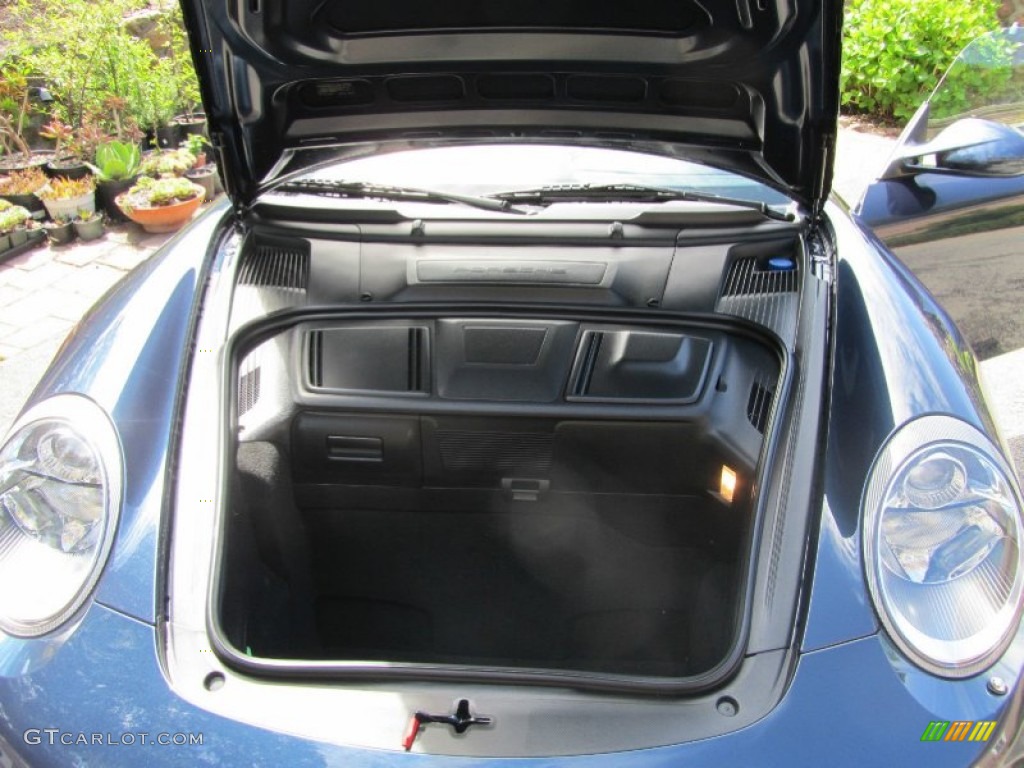 2012 911 Turbo Coupe - Dark Blue Metallic / Black/Titanium Blue photo #21
