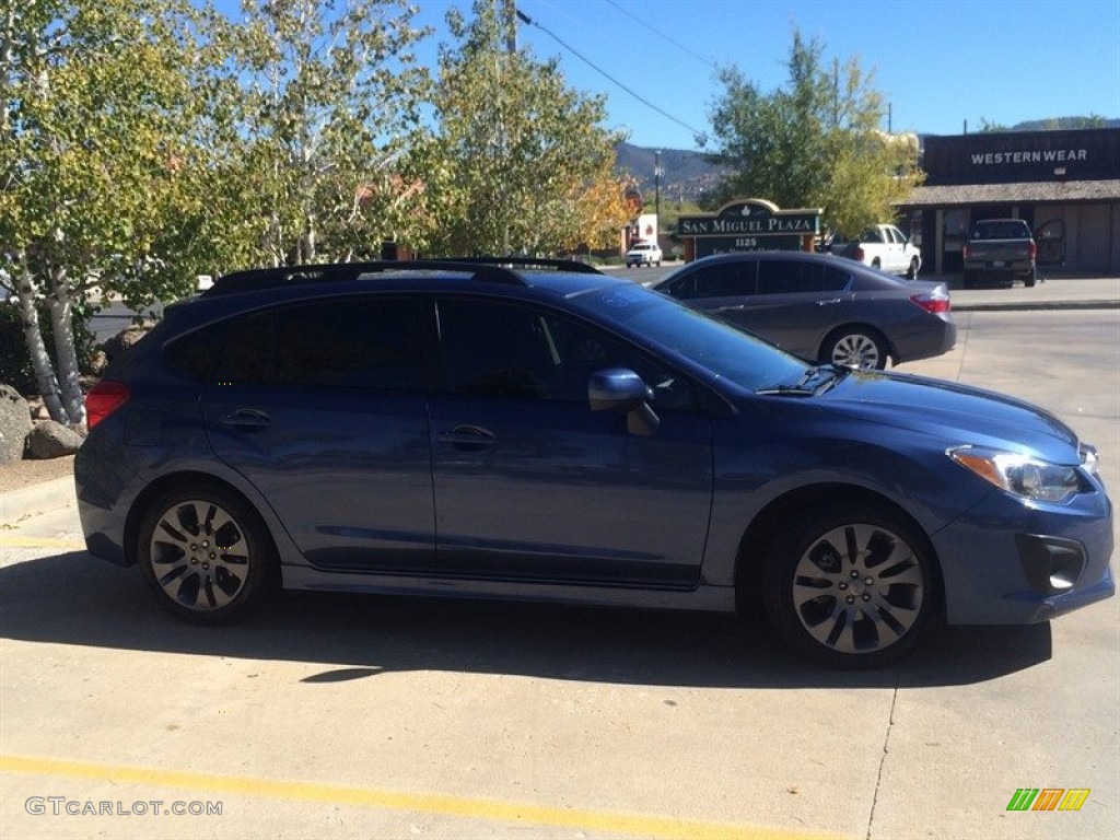 2013 Impreza 2.0i Sport Premium 5 Door - Marine Blue Pearl / Black photo #1