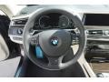 2015 BMW 7 Series BMW Individual Platinum/Black Interior Steering Wheel Photo