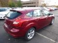 2014 Ruby Red Ford Focus SE Hatchback  photo #2