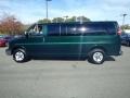 Dark Green Metallic 2014 Chevrolet Express 3500 Passenger Extended LT Exterior
