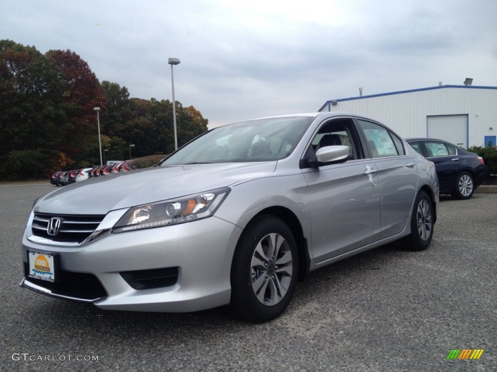 2014 Accord LX Sedan - Alabaster Silver Metallic / Black photo #1