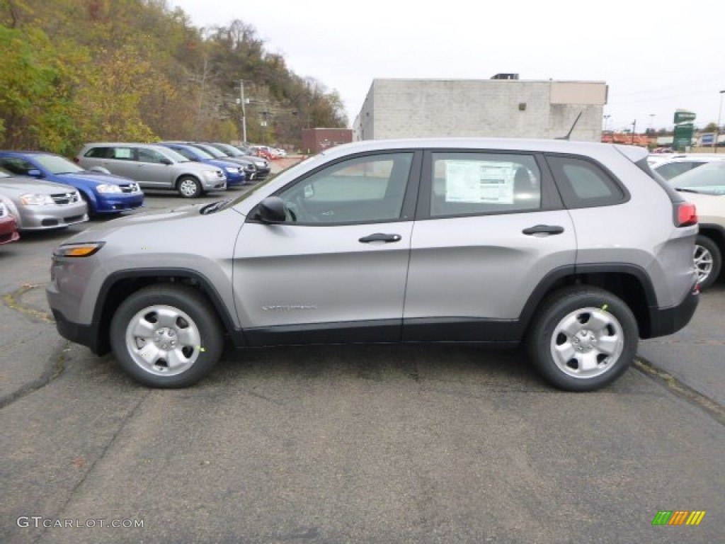 Billet Silver Metallic 2015 Jeep Cherokee Sport Exterior Photo #98647574