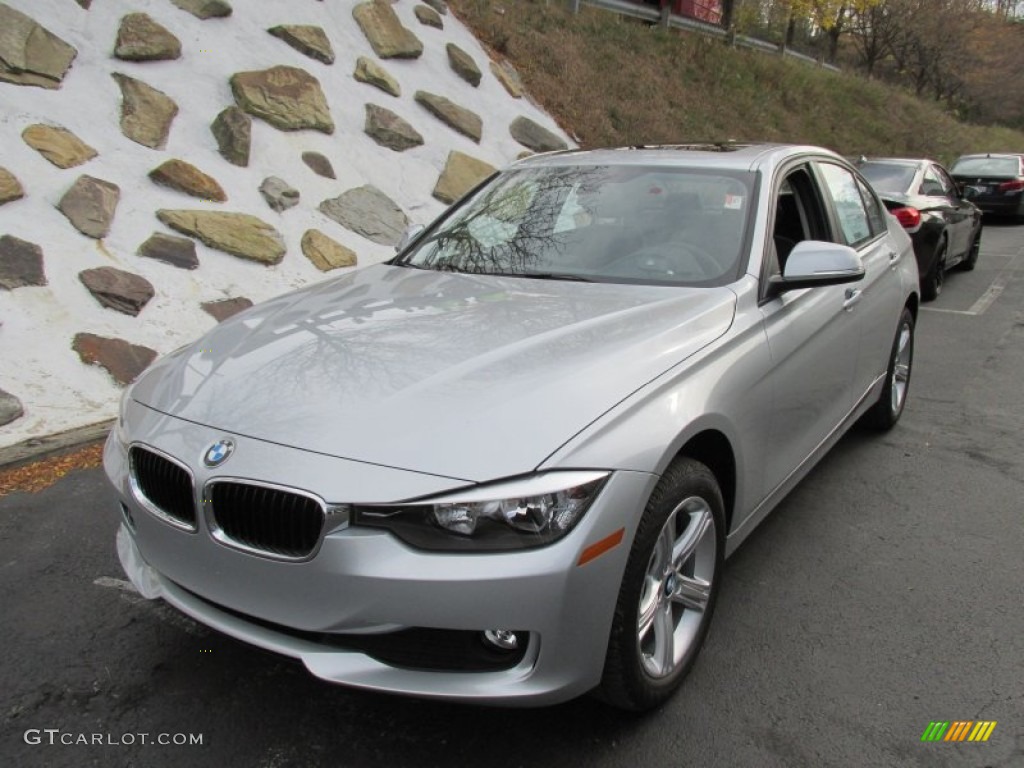 2015 3 Series 320i xDrive Sedan - Glacier Silver Metallic / Black photo #9