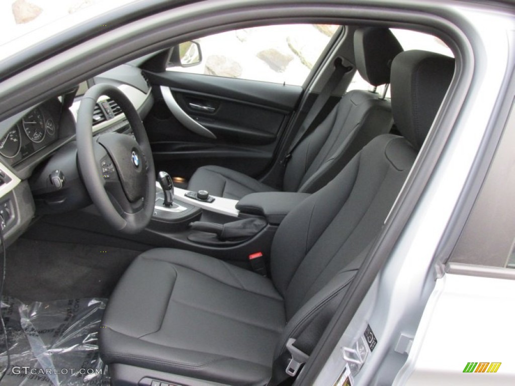 Black Interior 2015 BMW 3 Series 320i xDrive Sedan Photo #98648207
