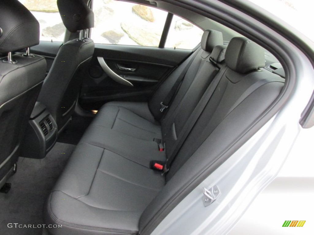 Black Interior 2015 BMW 3 Series 320i xDrive Sedan Photo #98648231