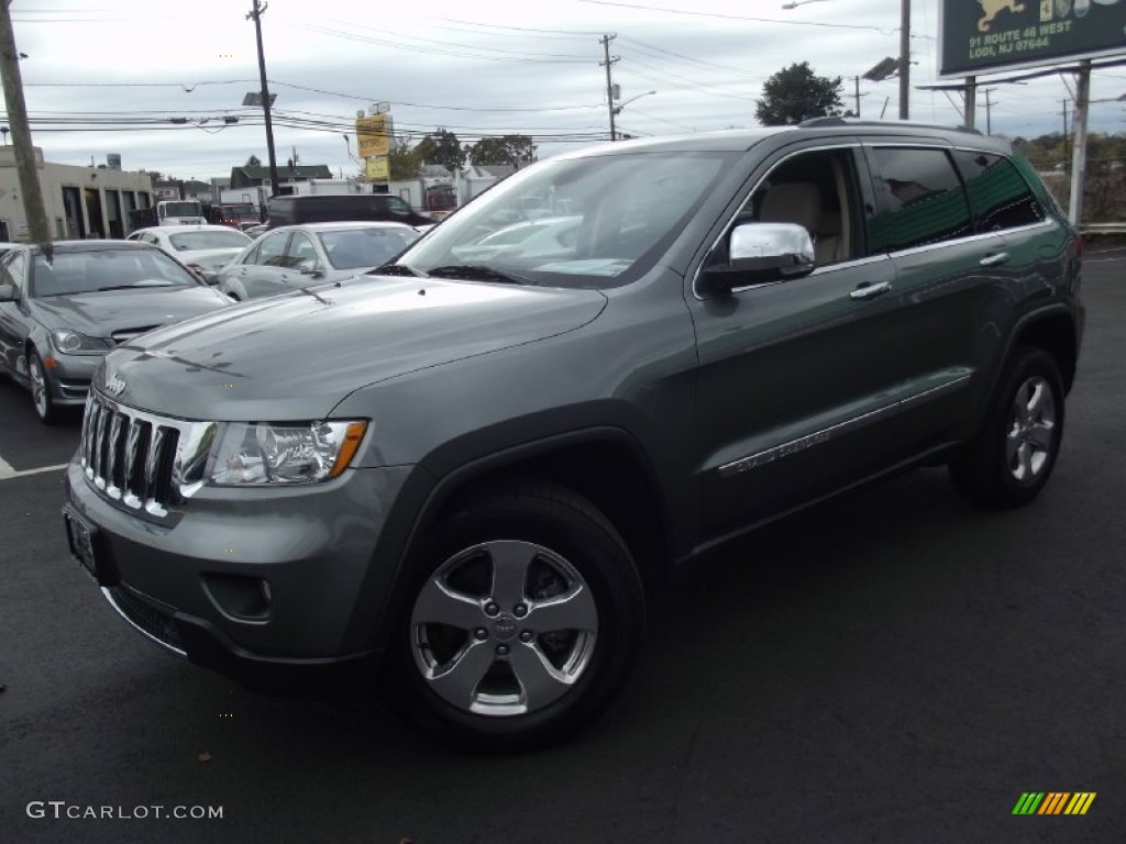 2012 Grand Cherokee Limited 4x4 - Mineral Gray Metallic / Black/Light Frost Beige photo #1