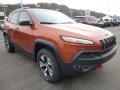 2015 Mango Tango Pearl Jeep Cherokee Trailhawk 4x4  photo #3