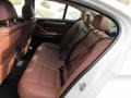 2015 BMW 5 Series Cinnamon Brown Interior Rear Seat Photo